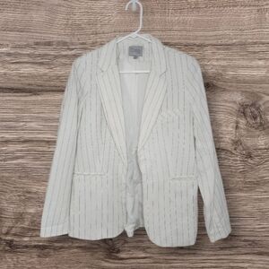 Women's Dalia Linen Blend Blazer Jacket Sz Medium